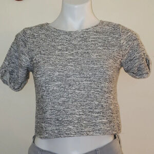 (Final price) Divided Light Grey Crop Top